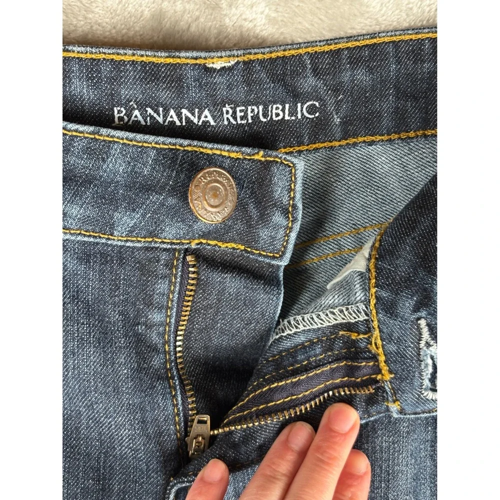 Banana Republic Womens 27 Bootcut Jeans Dark Wash Y2K Stretch‎ Denim Casual